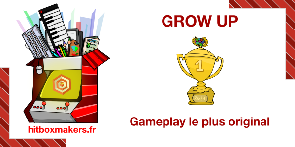 Prix 'Gameplay le plus original' pour Grow Up